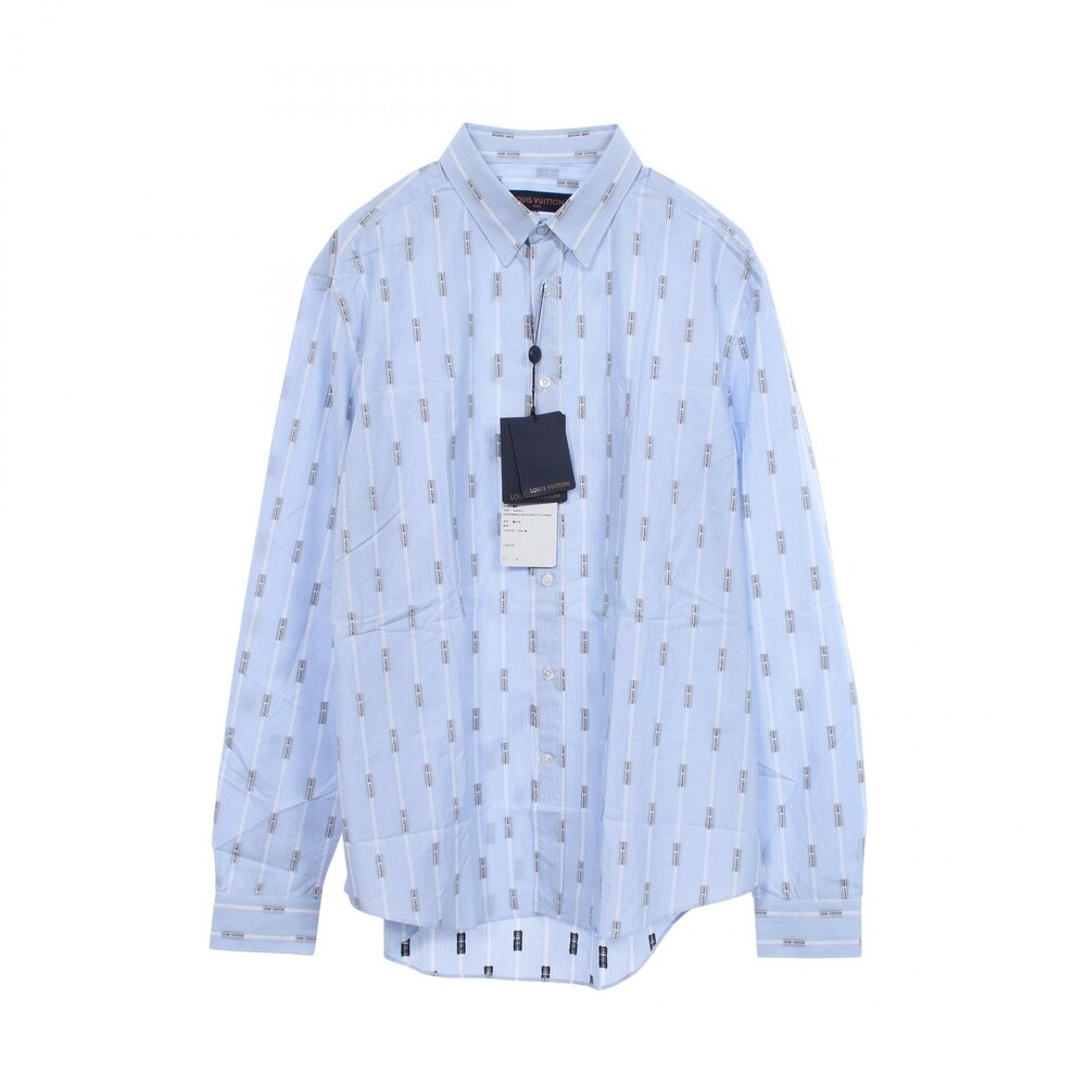 Louis Vuitton Logo Print Striped Shirt #350017L45B